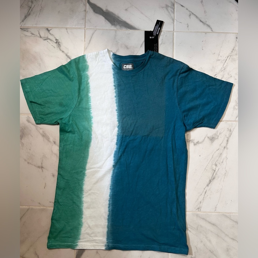 CSG blue and green ombre t-shirt #casual #streetwear